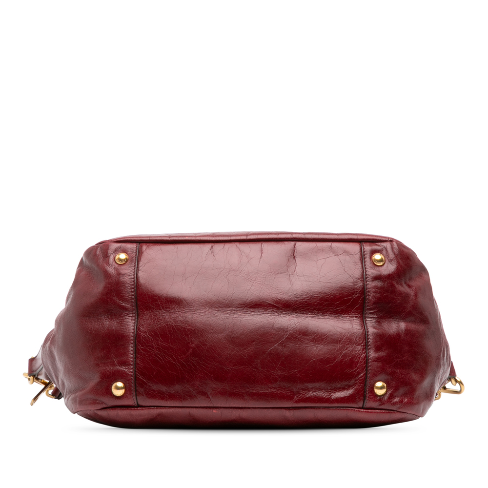 Pre-Loved Prada Vitello Shine Satchel - Picture 3 of 11